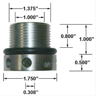 Granatelli Motor Sports Press-In PCV Breather 451000
