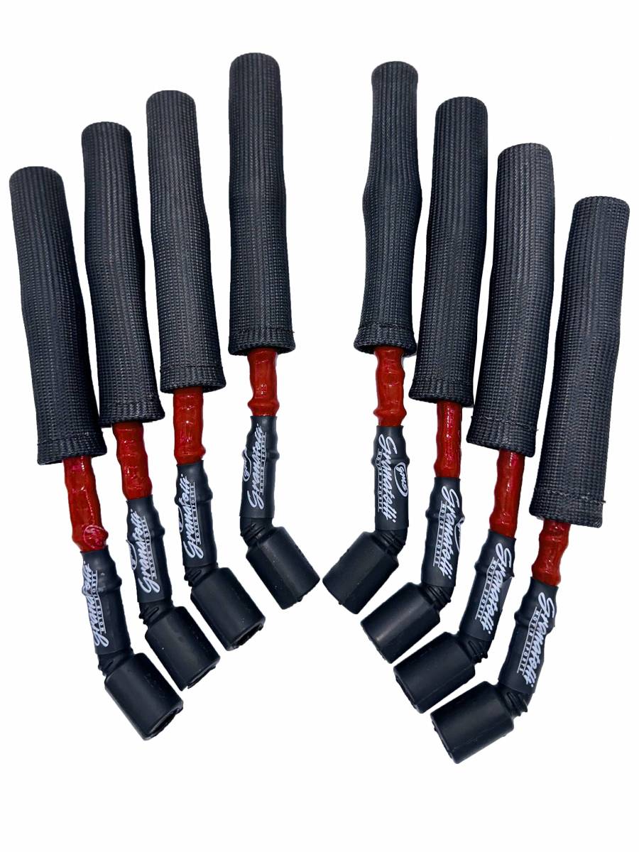 Granatelli Motor Sports "0 ohm" High Performance Spark Plug Wires Red 28-1545HTRB