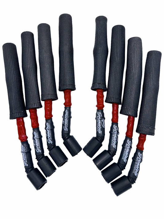 Granatelli Motor Sports "0 ohm" High Performance Spark Plug Wires Red 28-1629HTRB