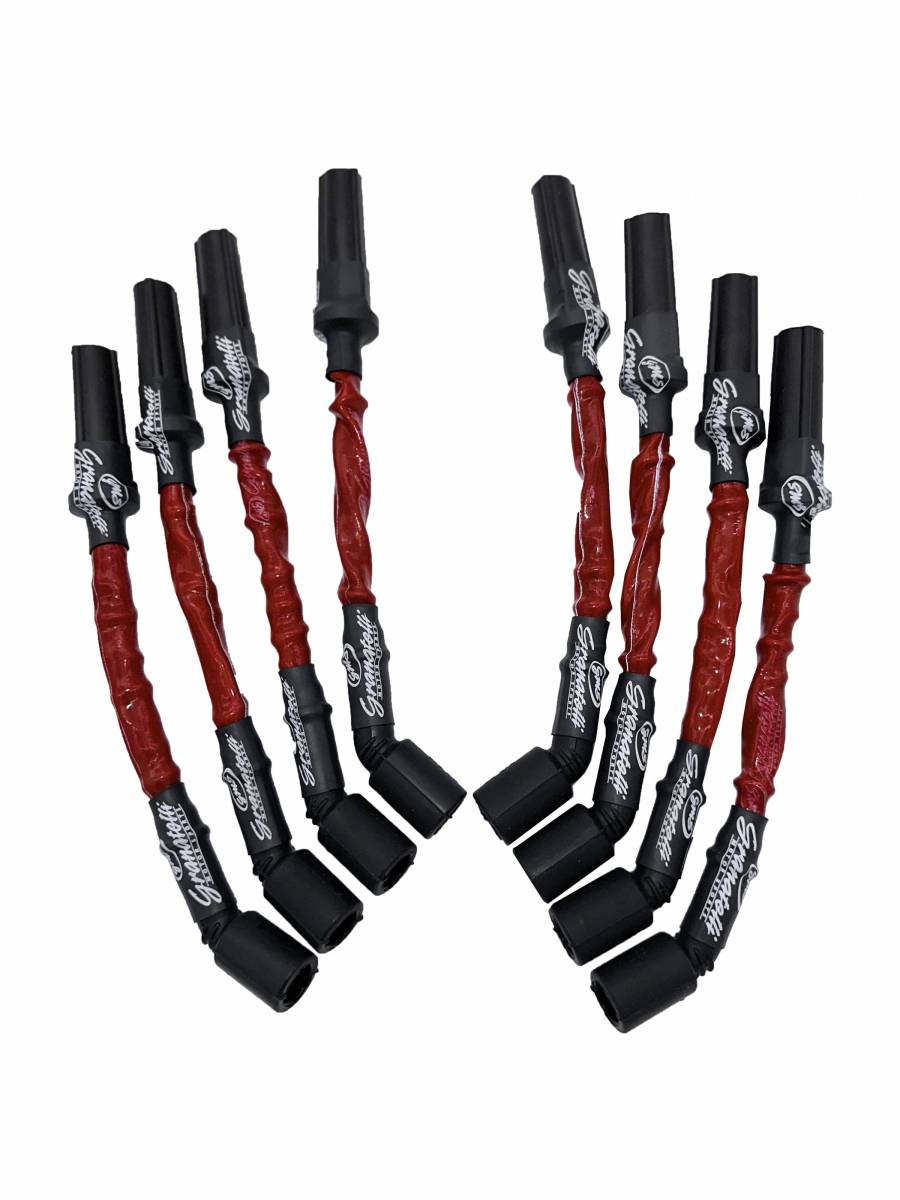 Granatelli Motor Sports "0 ohm" High Performance Spark Plug Wires Red 28-1545HTR