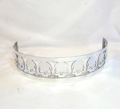 Blingz Beauty Bandz, 14" Diameter, 3" Tall Air Cleaner Grill - Skulls