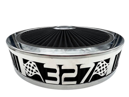 Blingz Beauty Bandz Black and Chrome Air Filter Assembly , 327