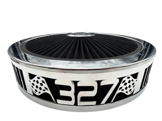 Blingz Beauty Bandz Black and Chrome Air Filter Assembly , 327