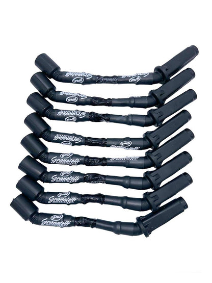 Granatelli Motor Sports "0 ohm" High Performance Spark Plug Wires Black 28-1811HTB