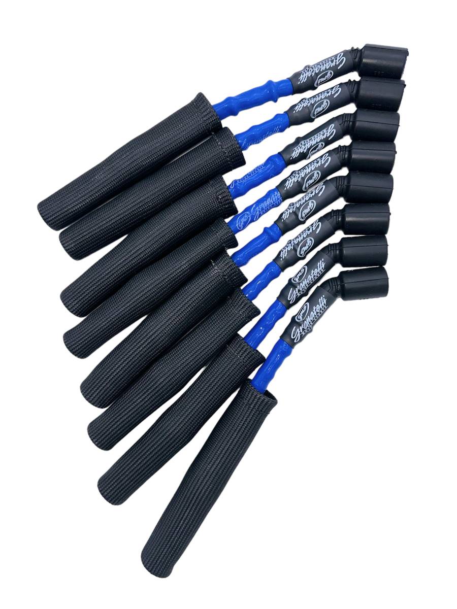 Granatelli Motor Sports "0 ohm" High Performance Spark Plug Wires Blue 28-1629HTBLB