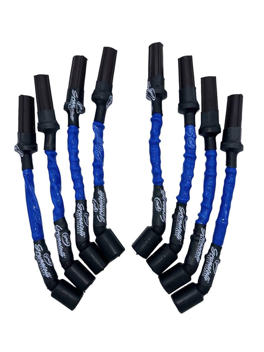 Granatelli Motor Sports "0 ohm" High Performance Spark Plug Wires Blue 28-1545HTBL