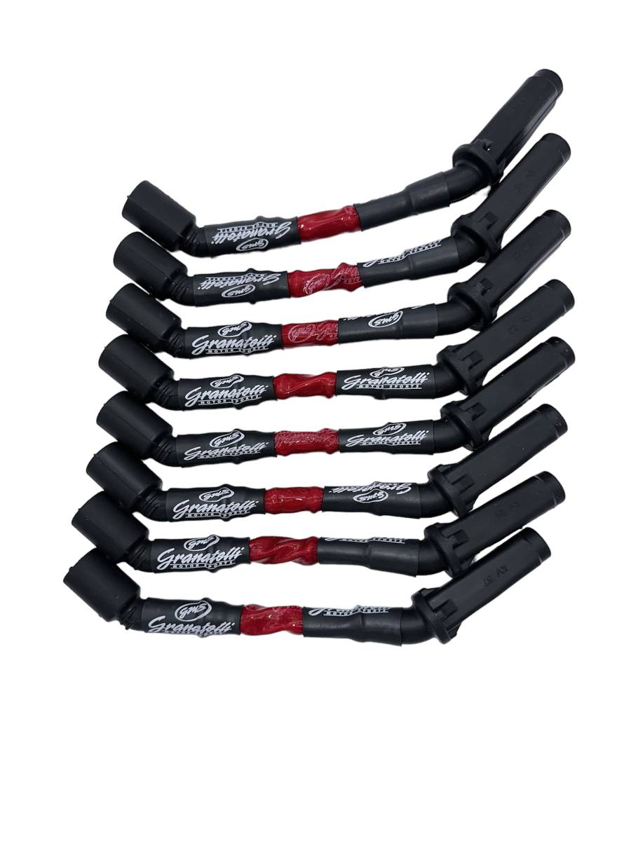 Granatelli Motor Sports "0 ohm" High Performance Spark Plug Wires Red 28-1811HTR