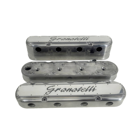 Granatelli LS 2-Piece Tall Polished Valve Covers 640361-4 product detail