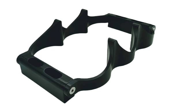 Granatelli Motor Sports 12 Volt OPTIMA Battery Tray - Billet BLACK