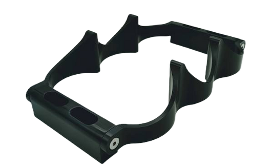 Granatelli Motor Sports 12 Volt OPTIMA Battery Tray - Billet BLACK