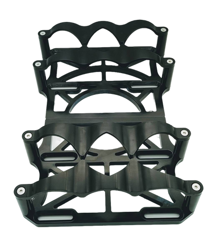 Granatelli Motor Sports (2) 6 Volt OPTIMA Battery Tray SET Black