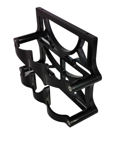 Granatelli Motor Sports 6 Volt OPTIMA Battery Tray - Billet Black