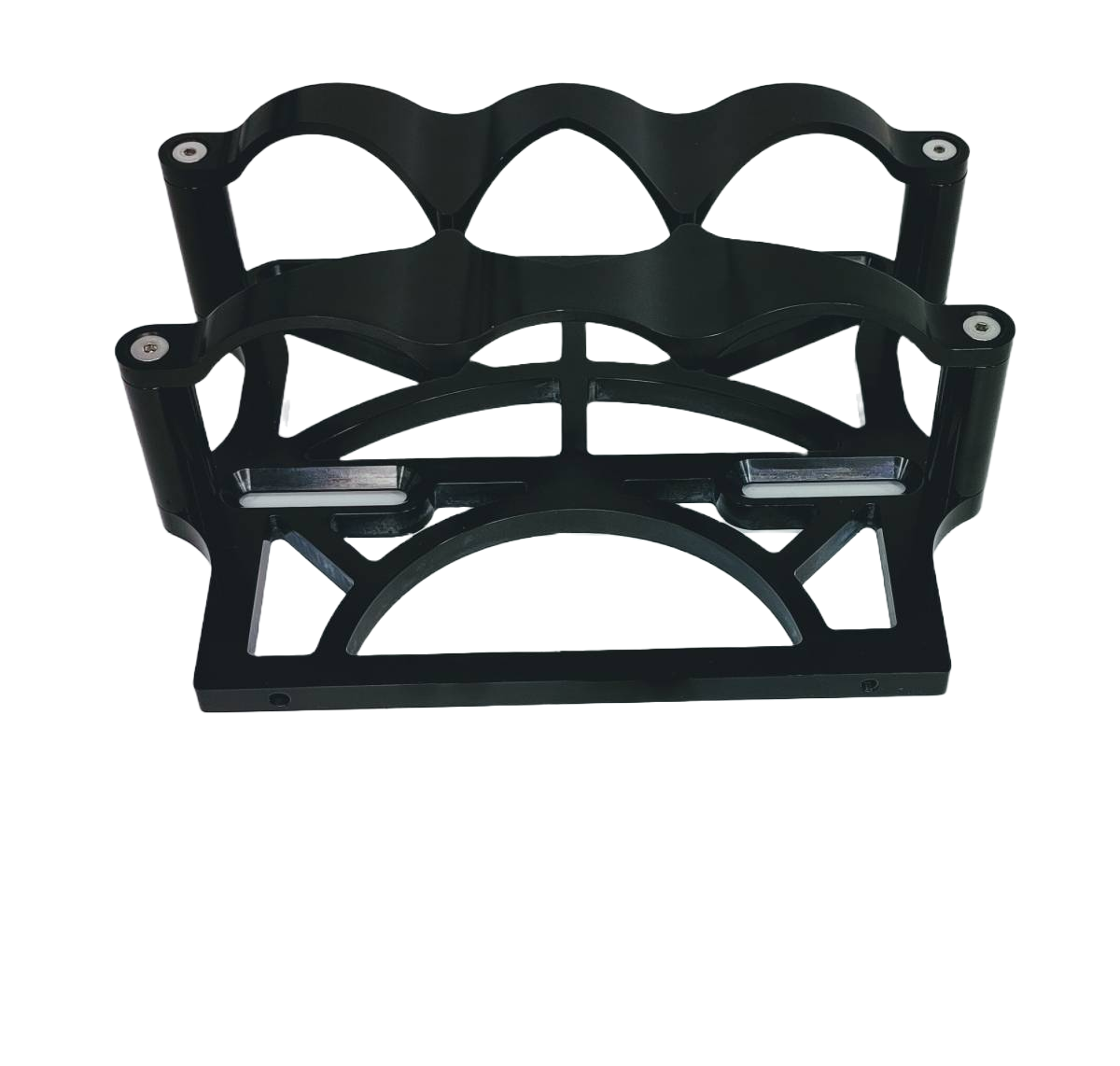 Granatelli Motor Sports 6 Volt OPTIMA Battery Tray - Billet Black