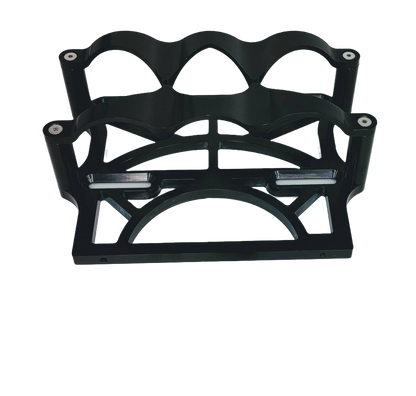 Granatelli Motor Sports 6 Volt OPTIMA Battery Tray - Billet Black