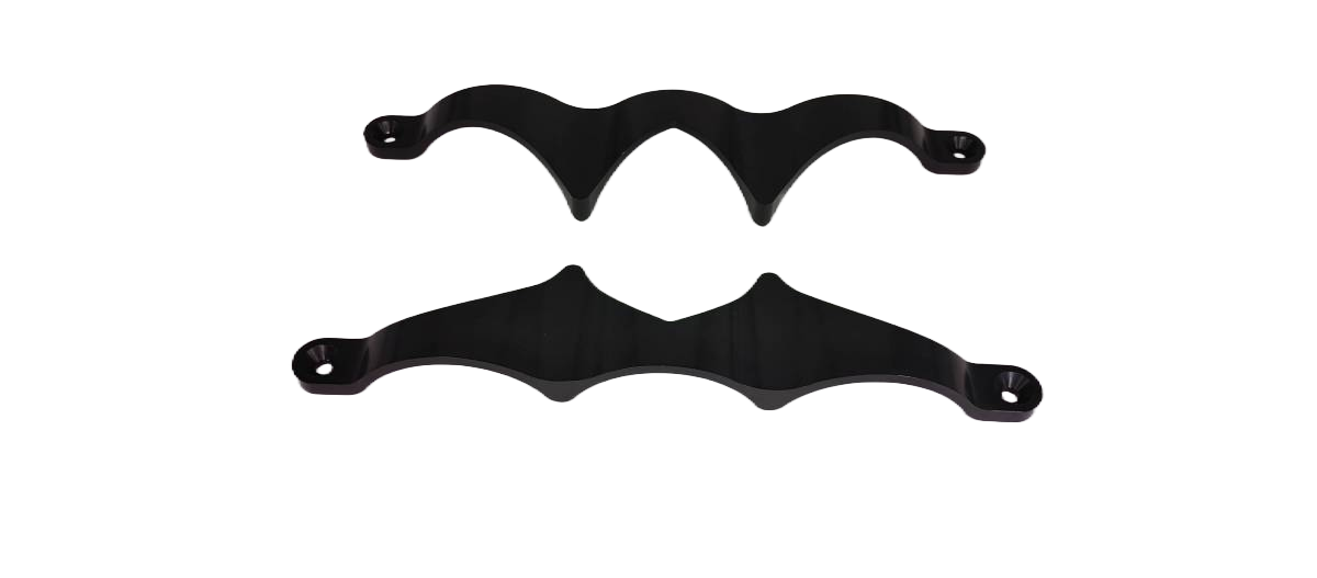 Granatelli Motor Sports 6 Volt OPTIMA Battery Tray - Billet Black