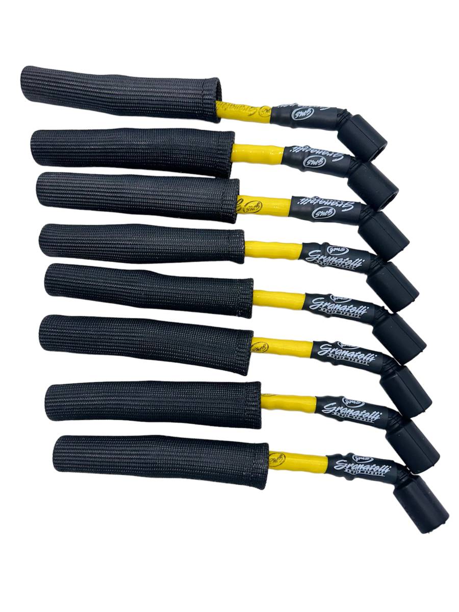 Granatelli Motor Sports "0 ohm" High Performance Spark Plug Wires Yellow 28-1545HTYB