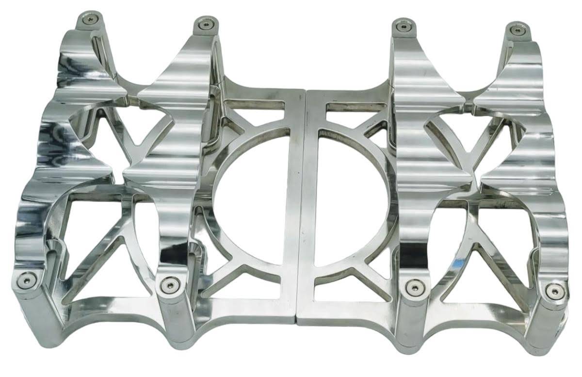Granatelli Motor Sports (2) 6 Volt OPTIMA Battery Tray SET
