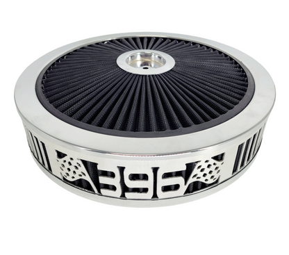 Blingz Beauty Bandz Black and Chrome Air Filter Assembly , 396