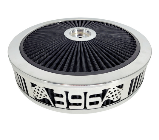 Blingz Beauty Bandz Black and Chrome Air Filter Assembly , 396