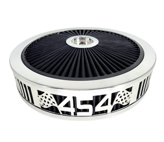 Blingz Beauty Bandz Black and Chrome Air Filter Assembly , 454