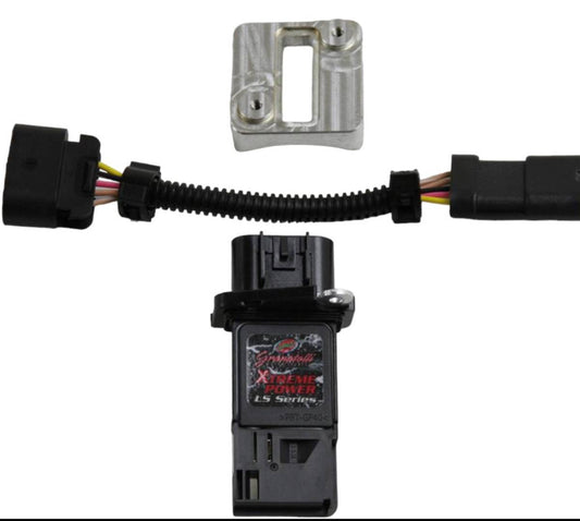 Granatelli Motor Sports GM Series "Weld-On" MAF saddle, 350300 "Slot-in" MAF & 5-PIN to Slot Style GM MAF Jumper Harness