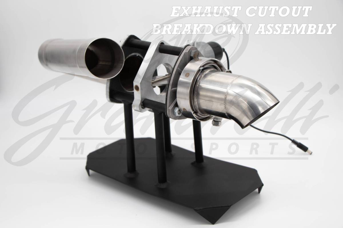 Granatelli Dual Electronic Exhaust Cutout Kit 302525K - SS Slip-Fit : 2.50" inches