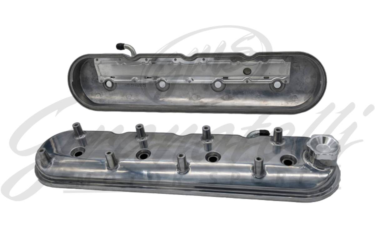 Granatelli Motor Sports LS Valve Cover Polished Finish, 4.8, 5.3, 5.7, 6.0, 6.2, 7.0L, Pair