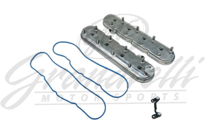 Granatelli Motor Sports LS Valve Cover Polished Finish, 4.8, 5.3, 5.7, 6.0, 6.2, 7.0L, Pair