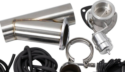 Granatelli Motor Sports Vacuum/Pressure Controlled Electronic Exhaust Cutout Systems - Stainless Steel Slip-Fit  309525K