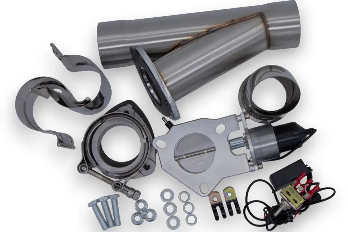 Granatelli Motor Sports Electronic Exhaust Cutout Kit 302530 - Stainless Steel Slip-Fit : 3.00" inches
