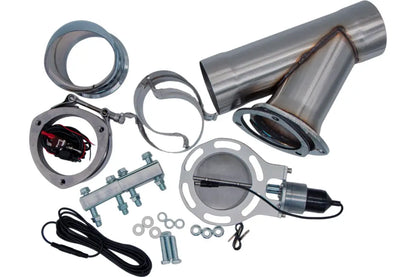 Granatelli Motor Sports Electronic Exhaust Cutout Kit 302535 - Stainless Steel Slip-Fit : 3.50" inches