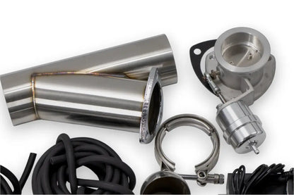 Granatelli Motor Sports Vacuum/ Pressure Controlled Electronic Exhaust Cutout Systems - Stainless Steel Weld-In 309625