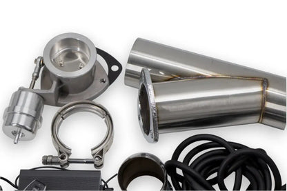Granatelli Motor Sports Vacuum/ Pressure Controlled Electronic Exhaust Cutout Systems - Stainless Steel Weld-In 309625
