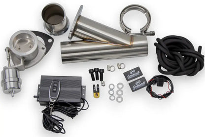 Granatelli Motor Sports Vacuum/ Pressure Controlled Electronic Exhaust Cutout Systems - Stainless Steel Weld-In 309625