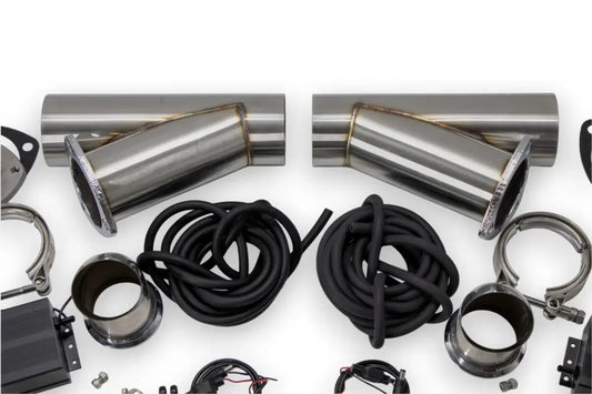 Granatelli Motor Sports Vacuum/ Pressure Controlled Electronic Exhaust Cutout Systems - Stainless Steel Weld-In 309625K