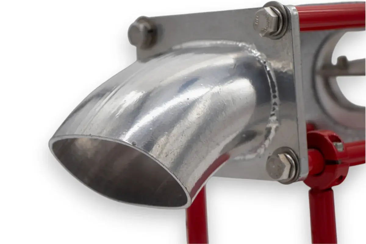 Granatelli Motor Sports Electronic Exhaust Oval Cutout Kit 313530D - Stainless Steel Weld-In