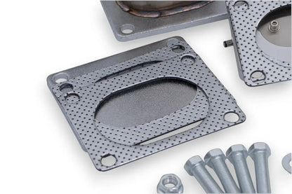 Granatelli Motor Sports Electronic Exhaust Oval Cutout Kit 313530D - Stainless Steel Weld-In