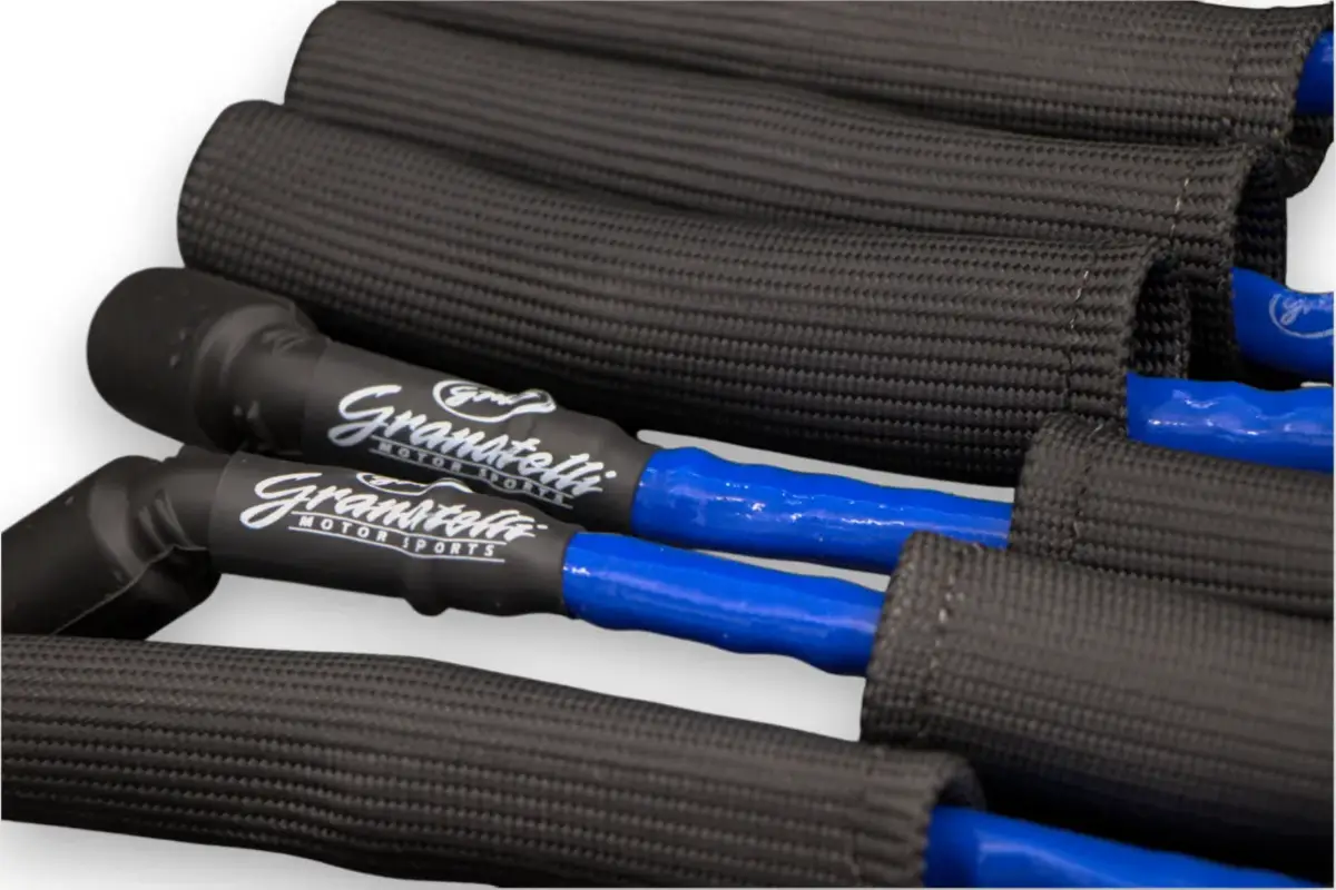 Granatelli Motor Sports "0 ohm" High Performance Spark Plug Wires Blue 28-1545HTBLB