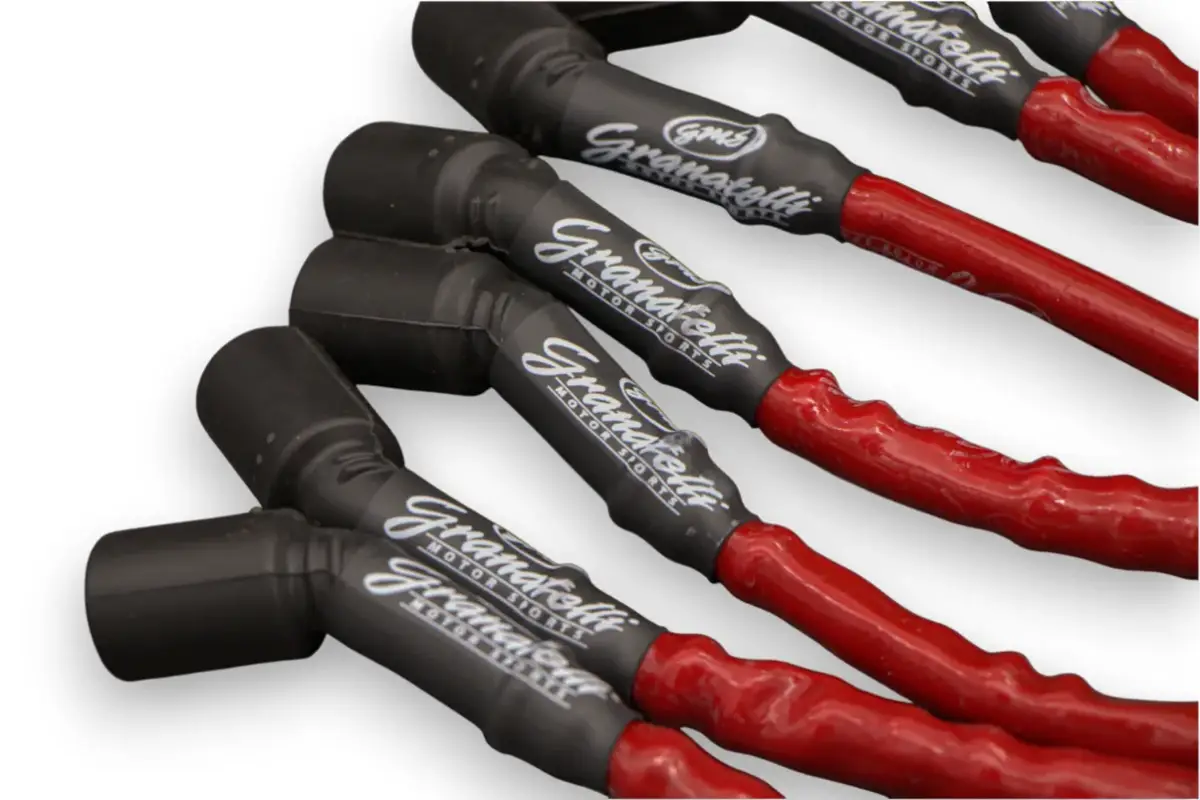 Granatelli Motor Sports "0 ohm" High Performance Spark Plug Wires Red 28-1545HTR