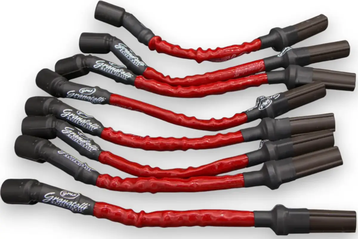 Granatelli Motor Sports "0 ohm" High Performance Spark Plug Wires Red 28-1545HTR