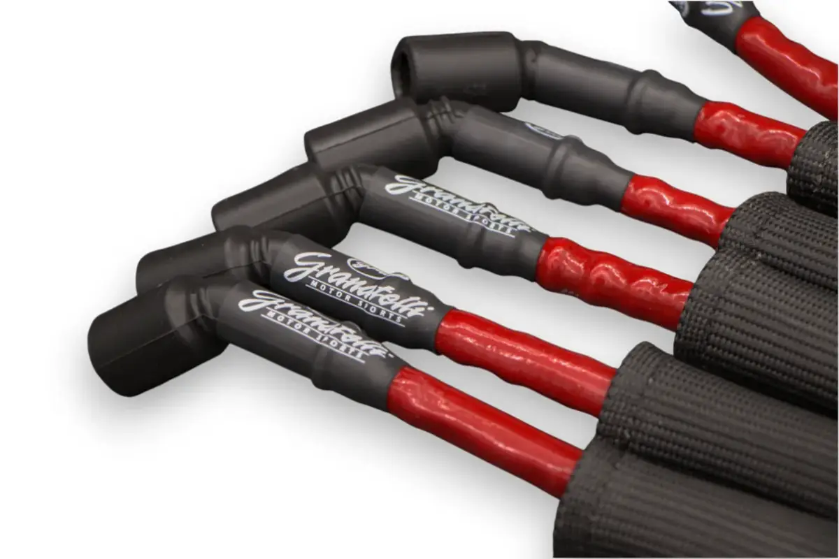 Granatelli Motor Sports "0 ohm" High Performance Spark Plug Wires Red 28-1545HTRB