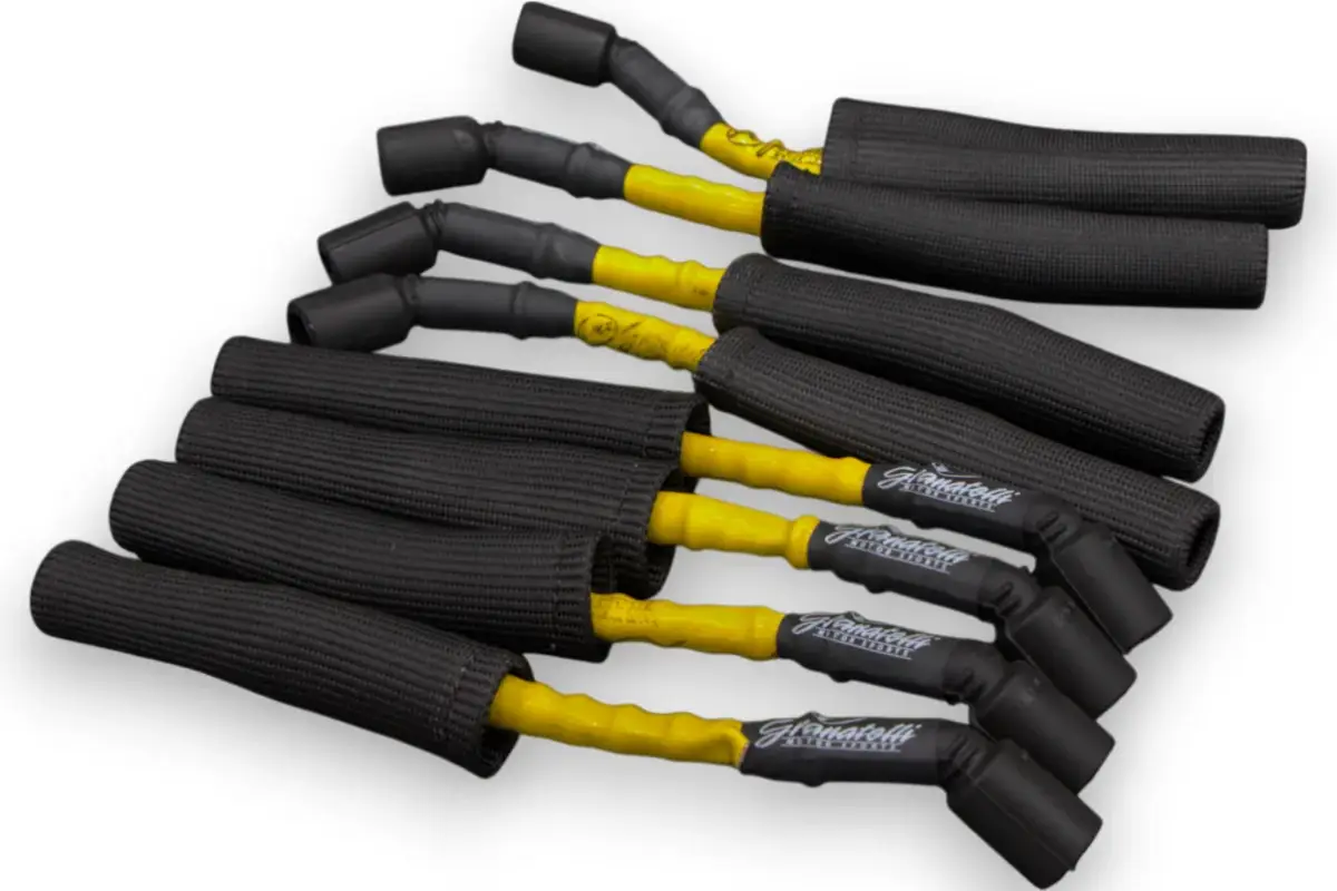 Granatelli Motor Sports "0 ohm" High Performance Spark Plug Wires Yellow 28-1545HTYB