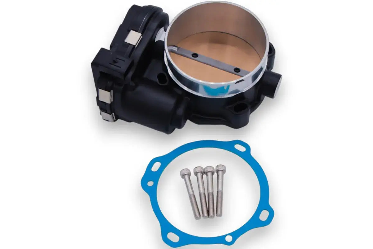 Granatelli Motor Sports 95MM Dodge Hemi Drive-By-Wire CAST Throttle Body - Black GMTBHLCM