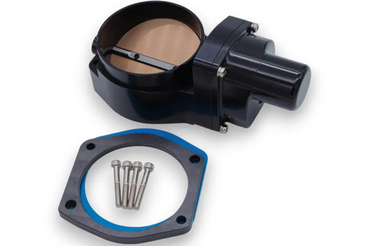 Granatelli Motor Sports GM LS3 6.2L Drive-By-Wire Billet Throttle Body Black GMTBLS3B