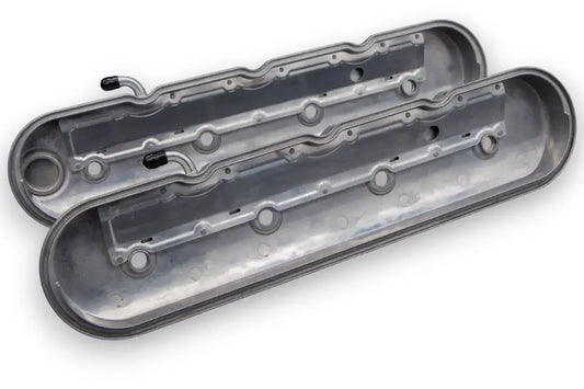 Granatelli Motor Sports LS Valve Cover Cast Finish, 4.8, 5.3, 5.7, 6.0, 6.2, 7.0L, Pair