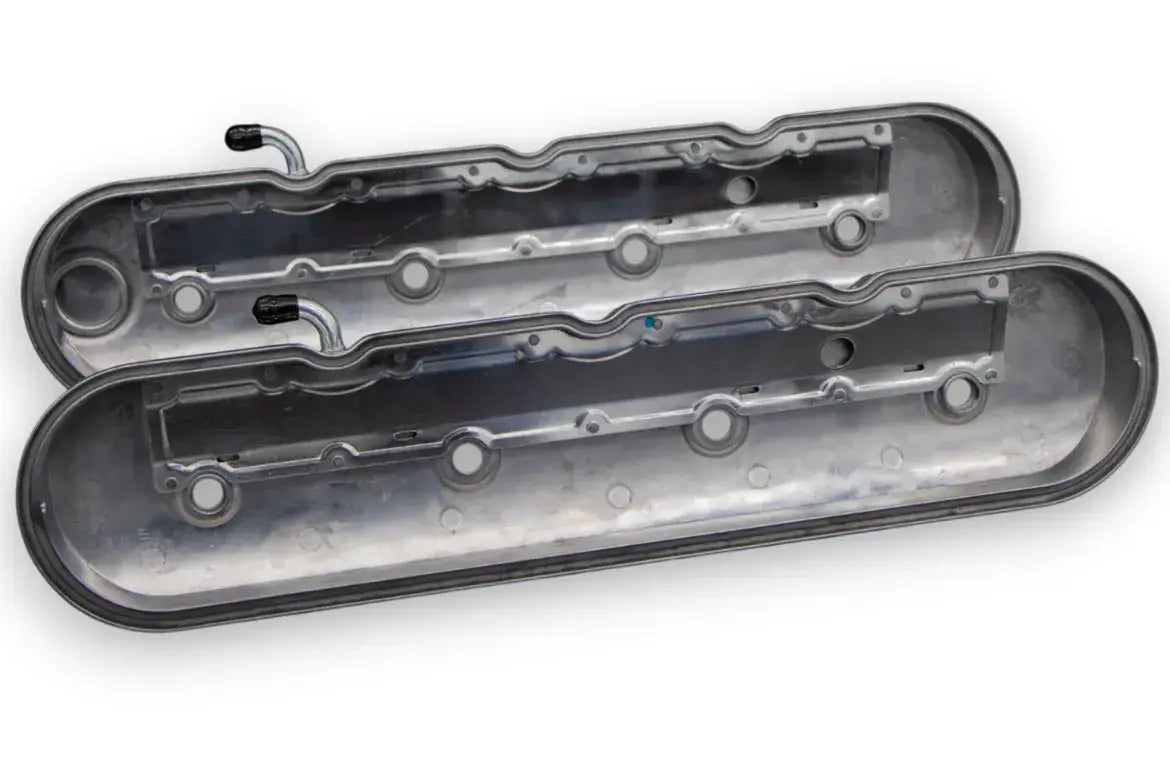 Granatelli Motor Sports LS Valve Cover Polished Finish, 4.8, 5.3, 5.7, 6.0, 6.2, 7.0L, Pair