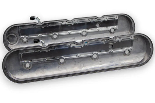 Granatelli Motor Sports LS Valve Cover Polished Finish, 4.8, 5.3, 5.7, 6.0, 6.2, 7.0L, Pair - 640366