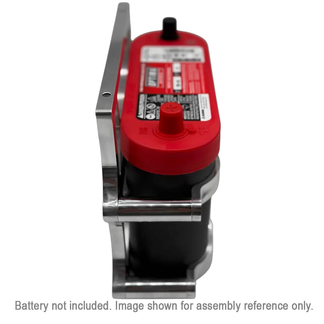 Granatelli Motor Sports 6 Volt OPTIMA Battery Tray - Billet