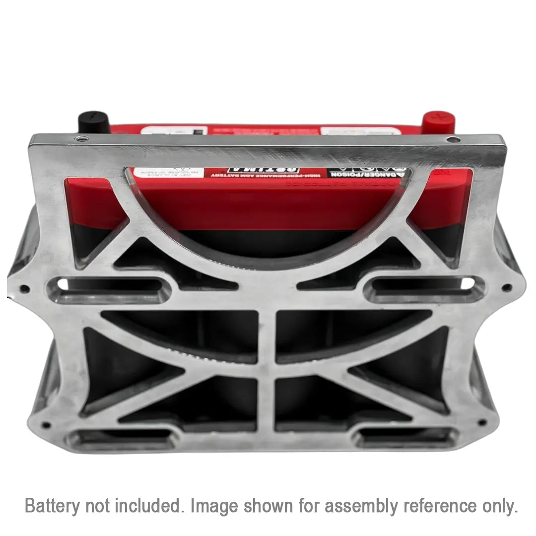 Granatelli Motor Sports 6 Volt OPTIMA Battery Tray - Billet