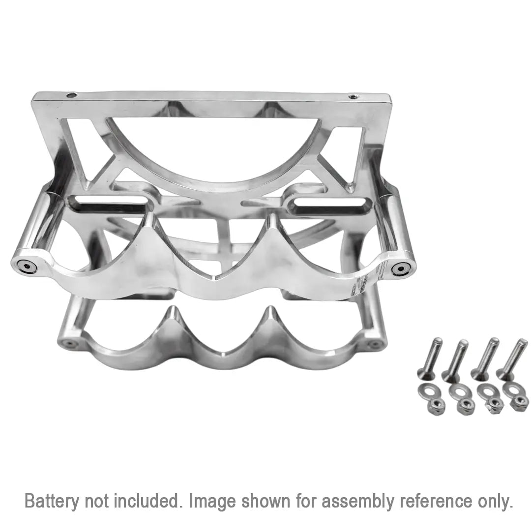 Granatelli Motor Sports 6 Volt OPTIMA Battery Tray - Billet